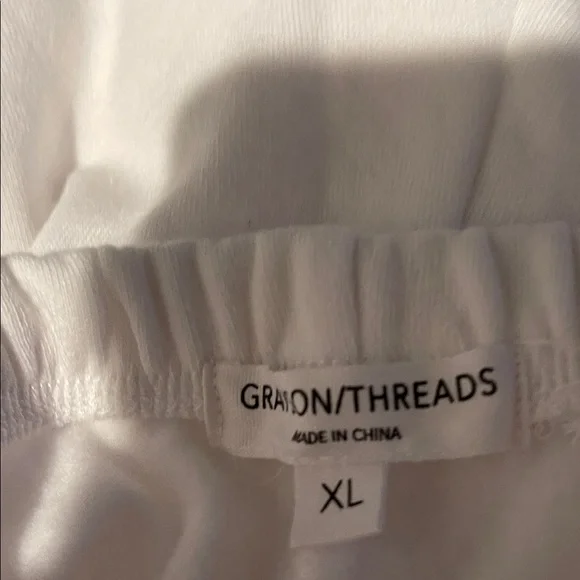 Grayson Threads White Sweatshirt with Red Accents vintage target - Picture 3 of 6